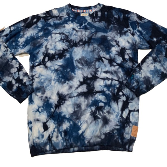 Scotch & Soda Other - Scotch & Soda Men's Blue Tie-Dye Sweater